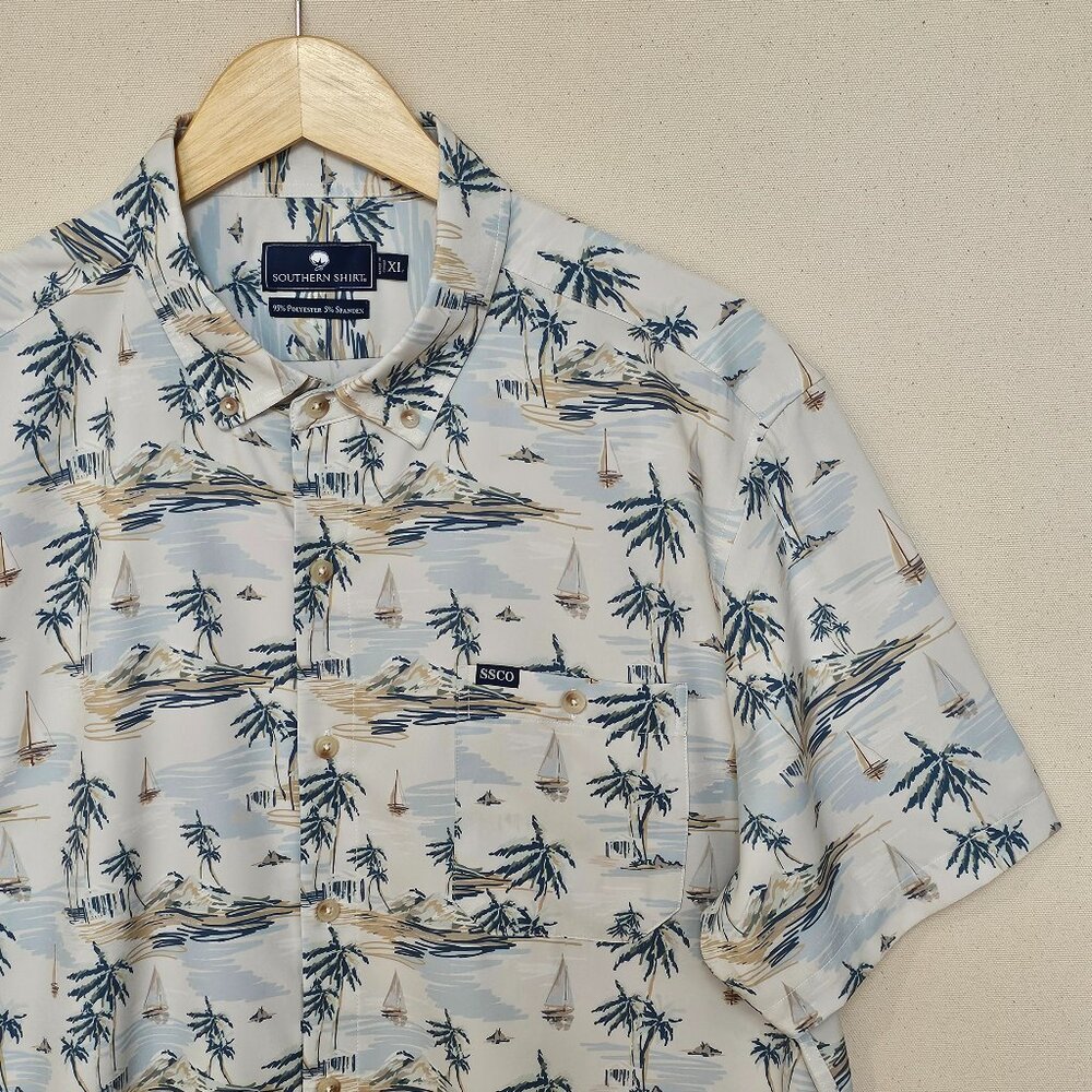 Southern Shirt Company Short Sleeve Gilligan Isle Baja Shirt XL